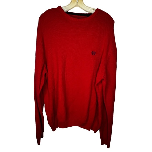 Vintage Chaps‎ Red Cotton Sweater - Picture 1 of 5